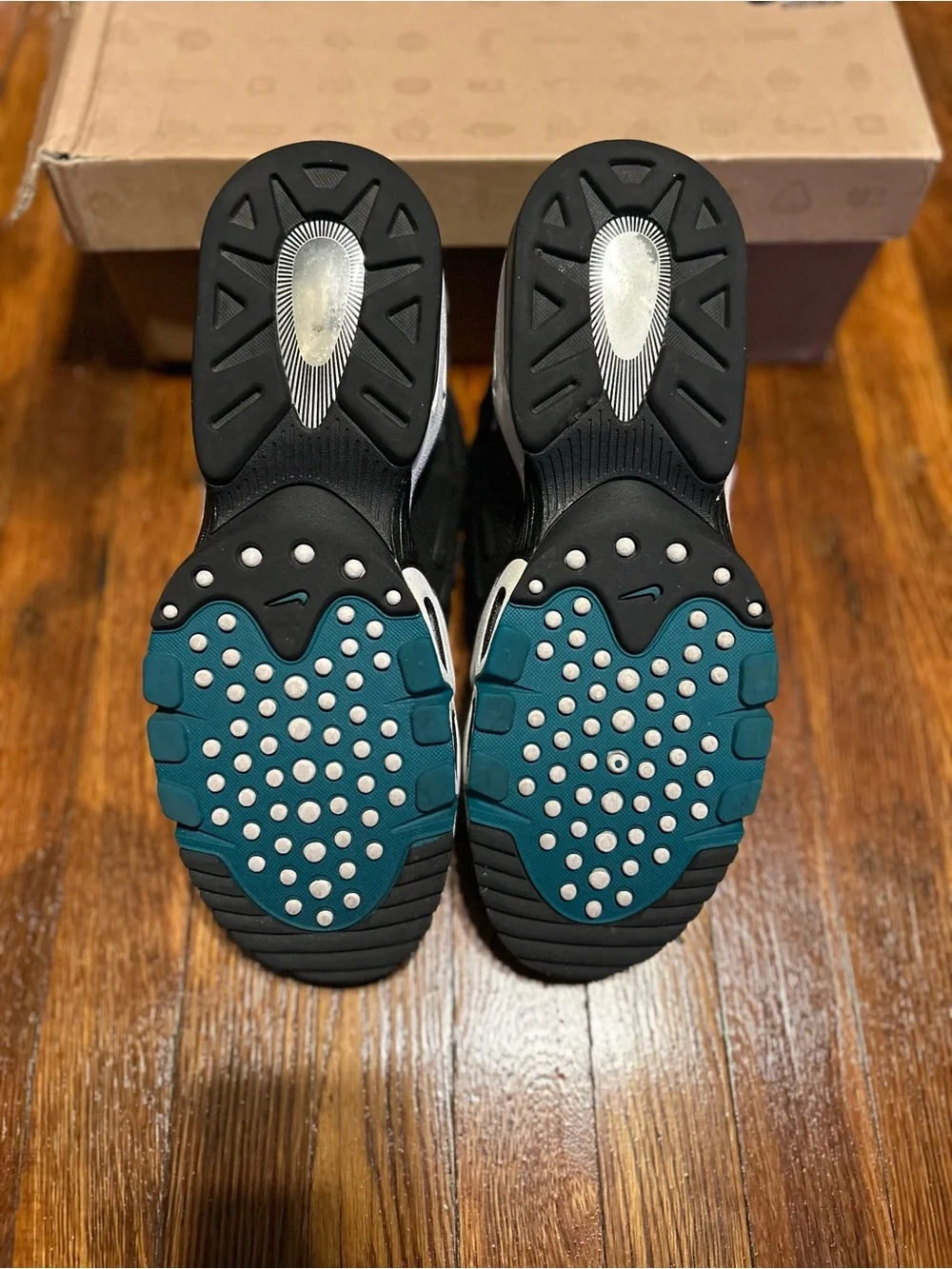 Nike Air Griffey Max II Fresh Water 442171-001 Mens Size 13 Black White Teal